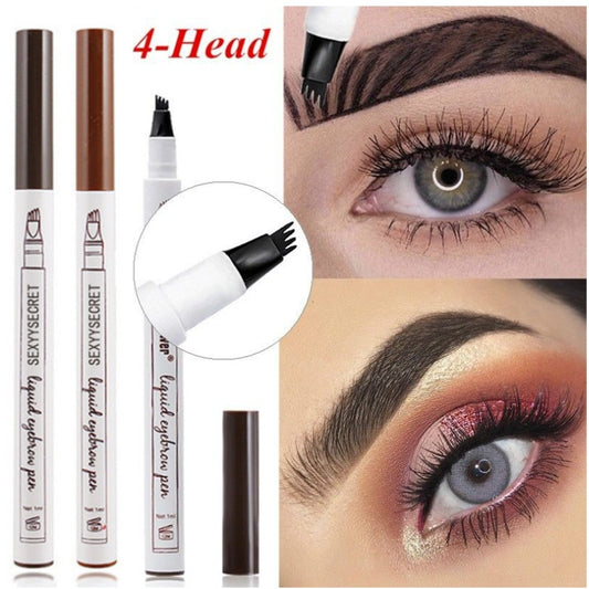 4 Colors 4 Head eyebrow pencil microblading eyebrow tattoo pen for brwi eyebrows shades makeup cosmetics sourcil eye brow pencil