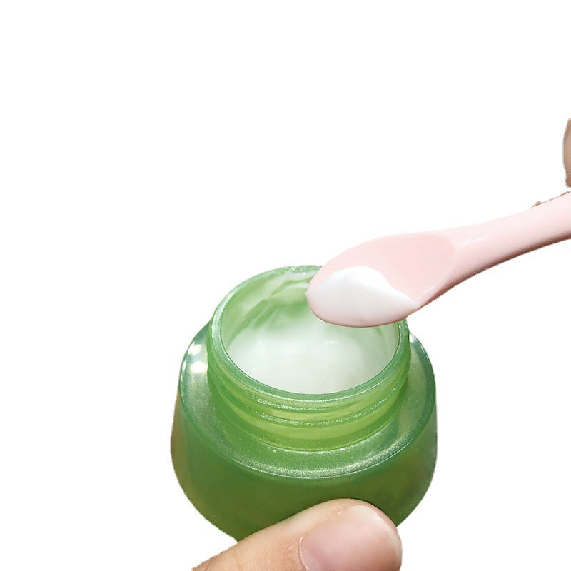 Jade Eye Cream Spoon Eye Essence Introduction Stick Silicone Handle Powder Crystal Jade Cream Cosmetic Spoon