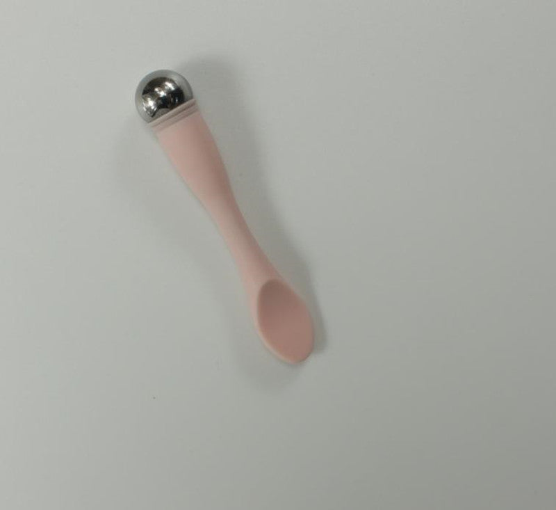 Jade Eye Cream Spoon Eye Essence Introduction Stick Silicone Handle Powder Crystal Jade Cream Cosmetic Spoon